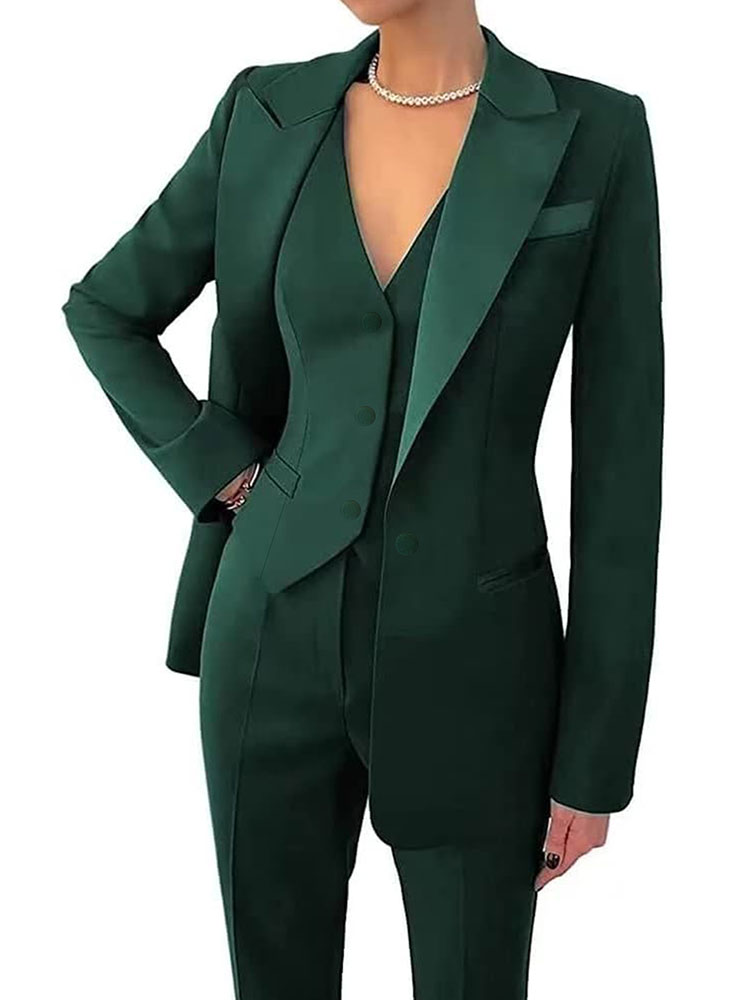 smooth flattering green blazer